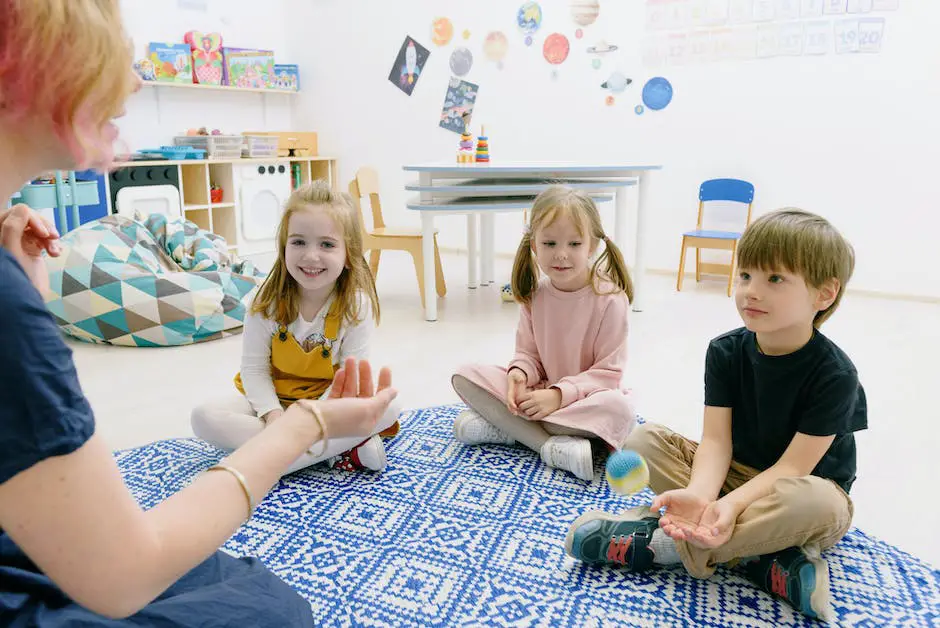 Image of diverse group of children playing together in a childcare setting