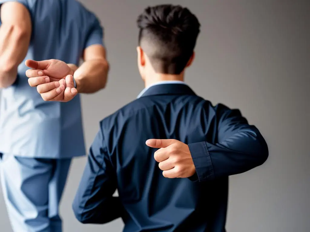 Image showing a person with crossed fingers behind their back symbolizing dishonesty and potential negative consequences for using doctor appointment excuses