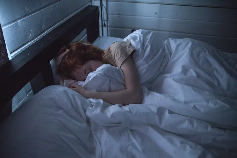 a person sleeping in bed with a large alarm clock on the bedside table, signifying the negative consequences of oversleeping