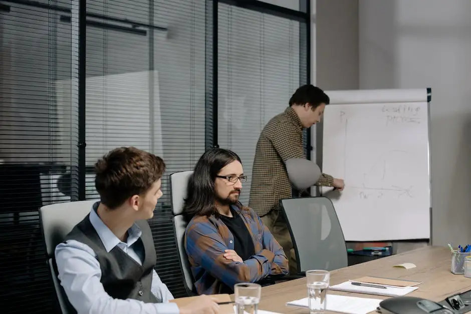 An image depicting a person missing an important meeting due to oversleeping, while coworkers are shown talking, productive and engaged in the meeting without her.