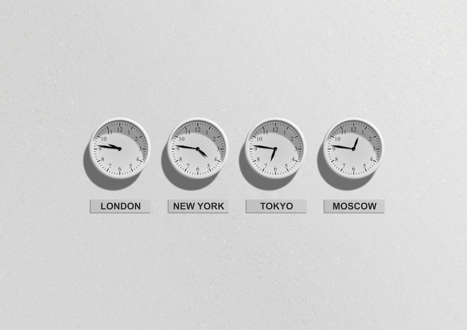 Illustration of a person with watches in different time zones, symbolizing the challenges of managing across different time zones