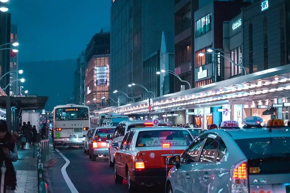 A photo of a long line of cars in a traffic jam